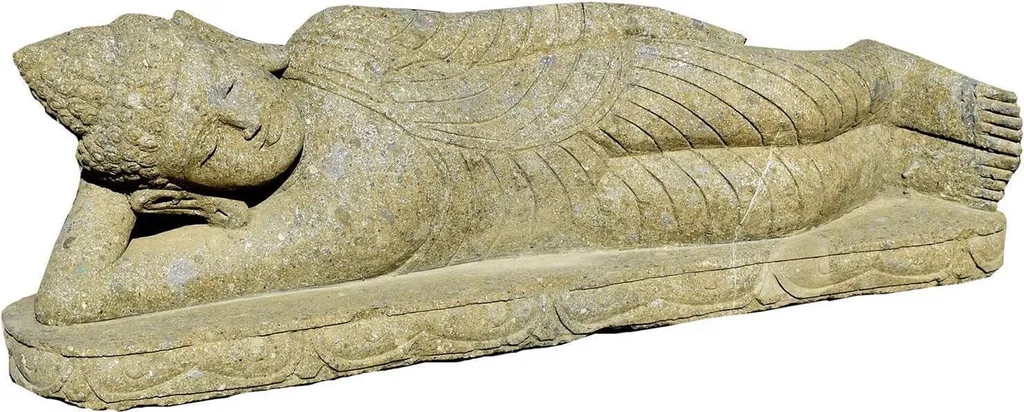 Statue Bouddha couché 80cm - Begusarai - Ambiance Zen et Détente