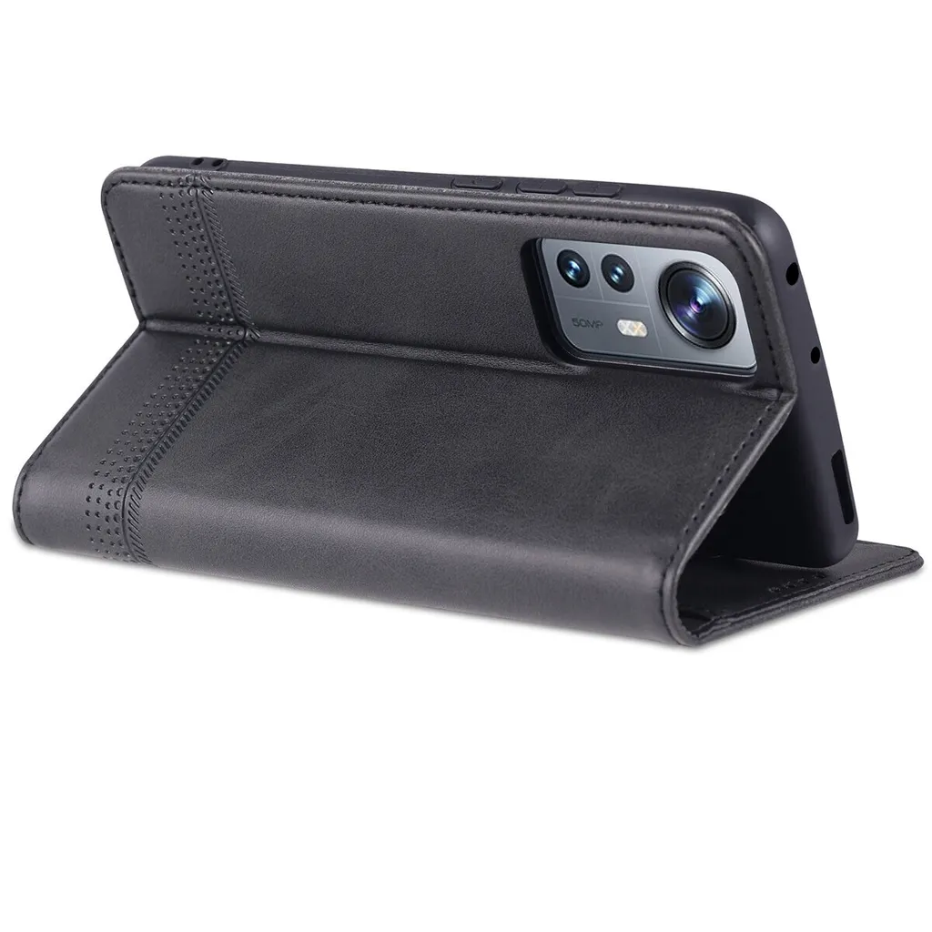 TOMYOU Custodia In Pelle Per Xiaomi 12 Lite – Cover Flip Con Portafoglio, Slot Per Carte E Supporto Orizzontale - 2