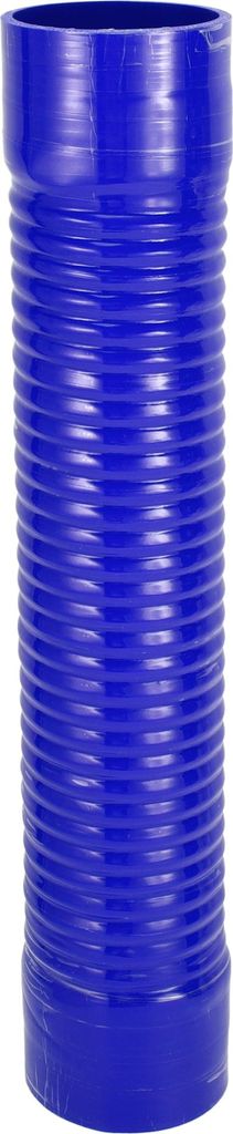 1 Stück 90mm 3,54" ID 500mm 19,69" Länge 0° Blau Auto-Gewindesilikonschlauch Kühlmittelschlauch Universal