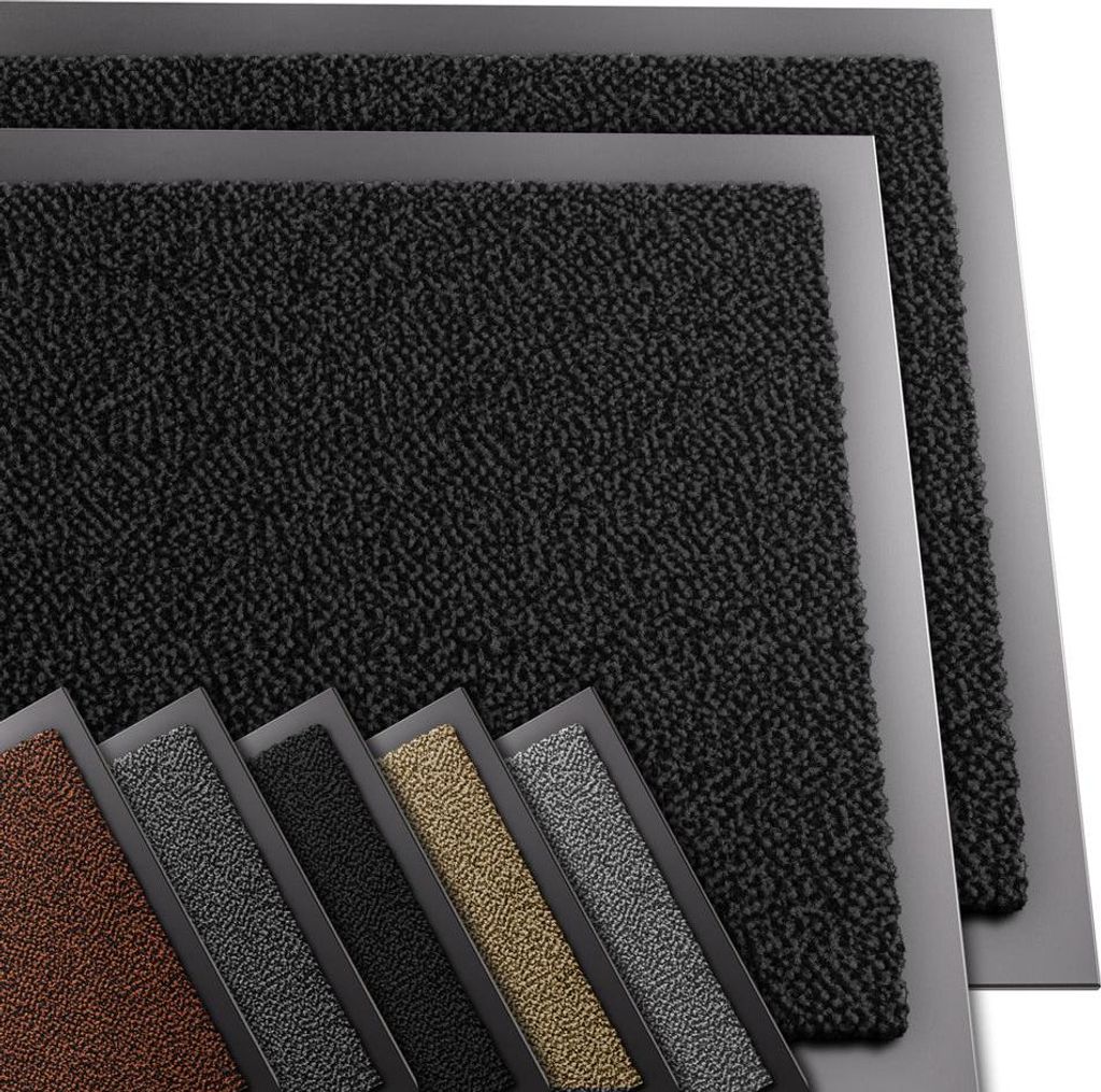 Set aus 2 hochwertigen Eingangsmatten für Innen und Außen, antislip, waschbar und witterungsbeständig, Eingangsmatte für Eingang und Außen, d...