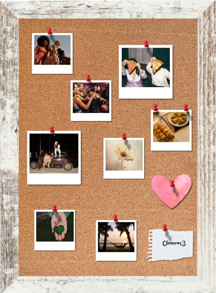 Kork Memo Pinnwand – Pinboard Korktafel Pinnbrett mit 10 Stecknadeln Clamaro, Farbe M30:Vintage weiss, Größe:100x40