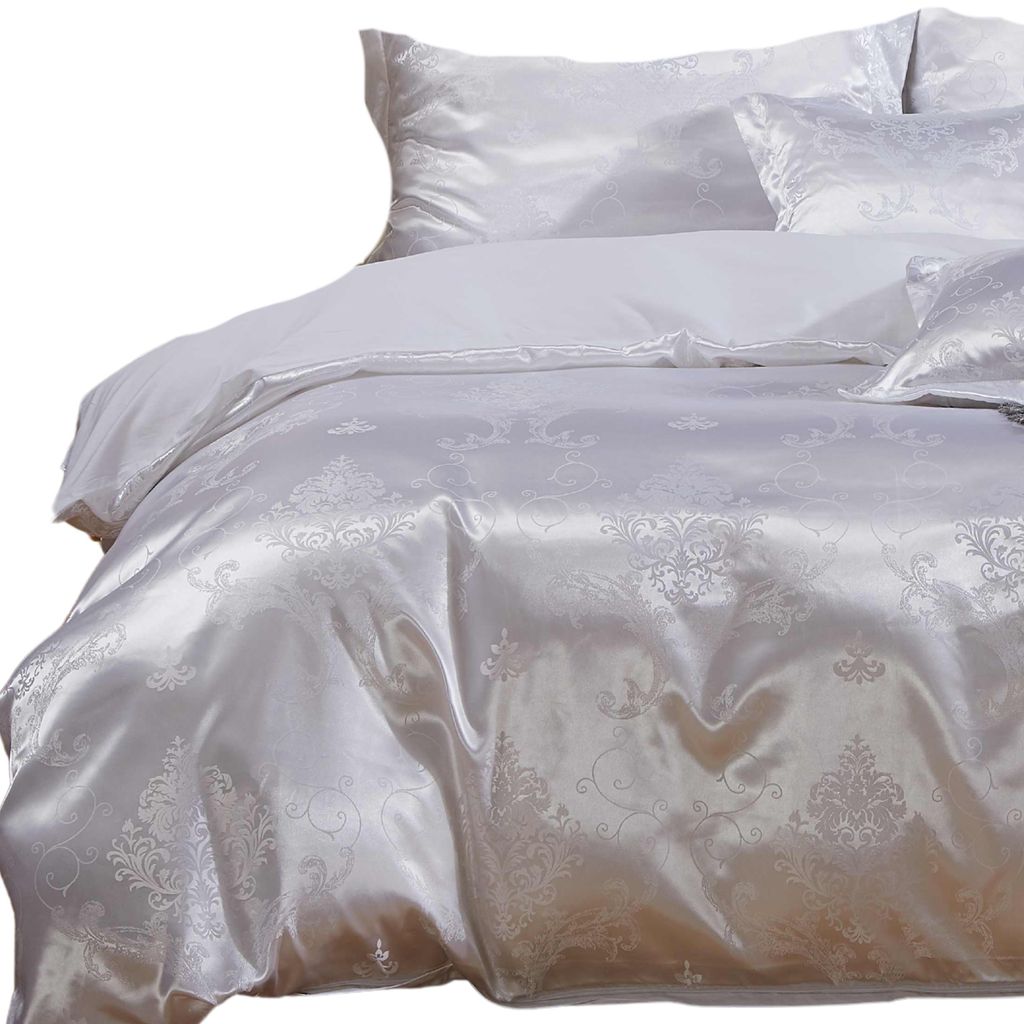 Bettwäsche 220X200, Baumwolle, Satin-Bettwäsche, Kissenbezüge 70X80, Kissenbezüge 40X40