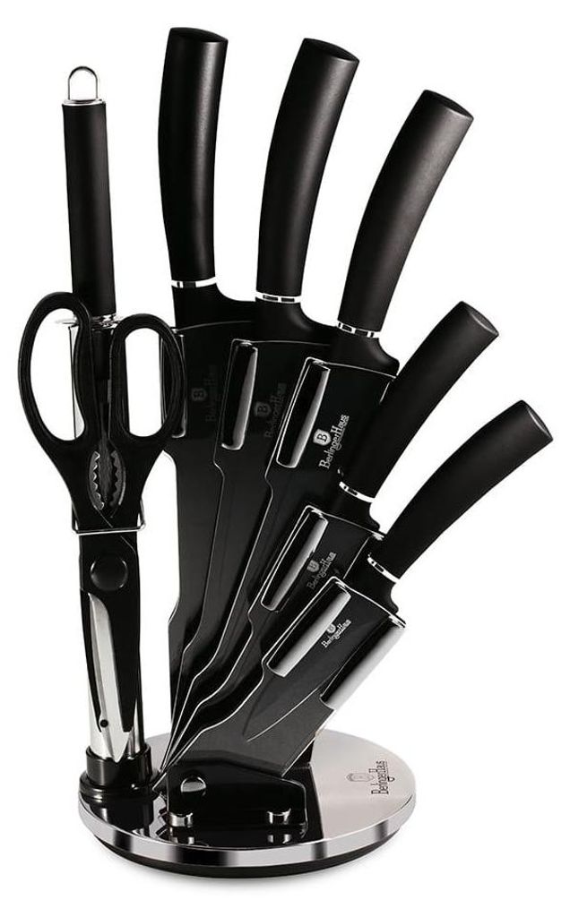 BERLINGER HAUS nero opaco BH-2565N set di portacoltelli da Immagine del prodotto 