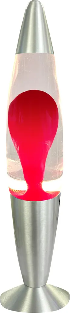BLULAXA Lampada da tavolo a LED lava, 50960, 20W, 34 cm, rosso/chiaro