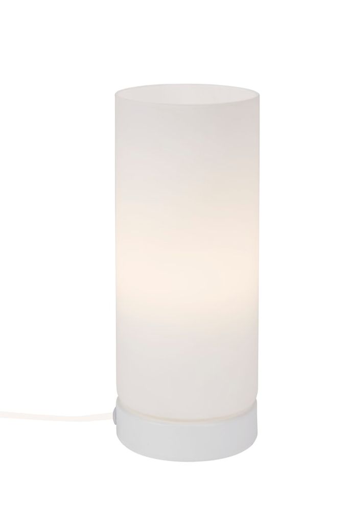 Tafel lamp, tafellamp, met snoerdimmer, 1x E14, 40W, wit, Productafbeelding 