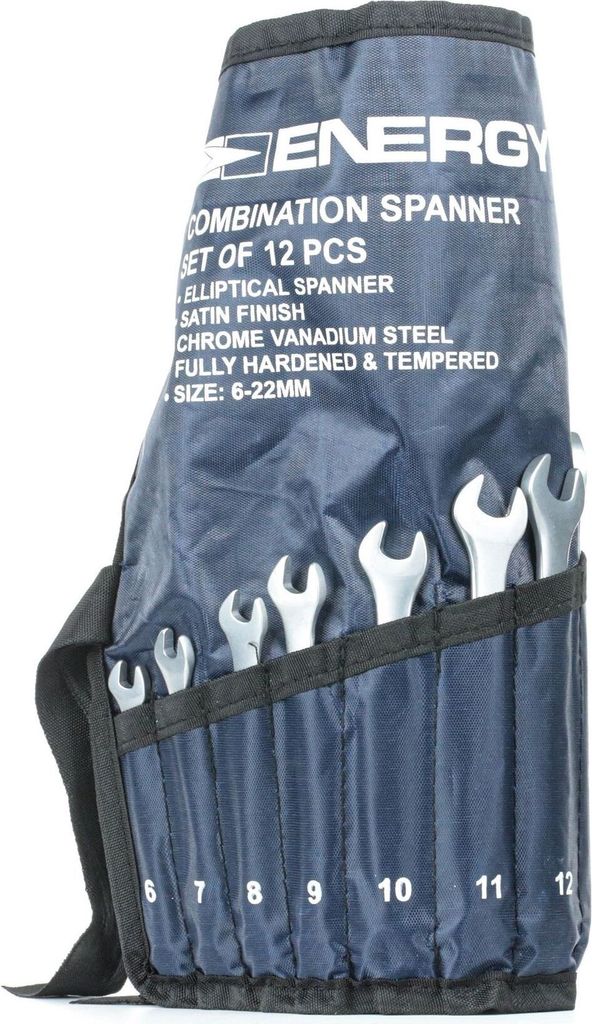 ENERGY Ring- / Gabelschlüsselsatz NE01000SK12 Chrom-Vanadium-Stahl