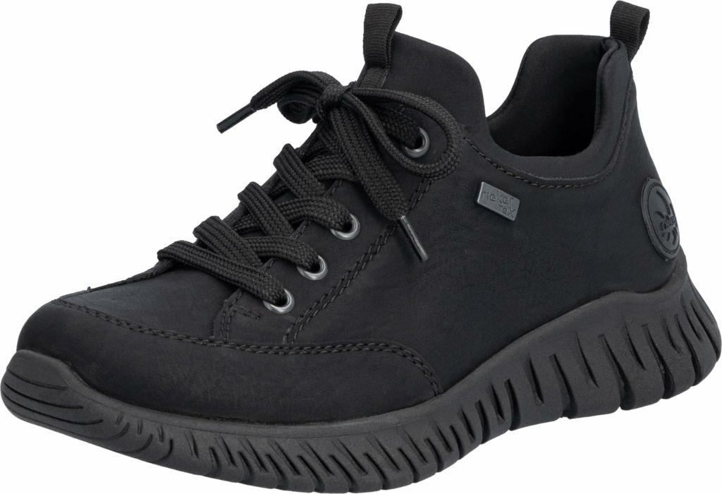 Rieker Schnürhalbschuhe in schwarz, Gr. 39
