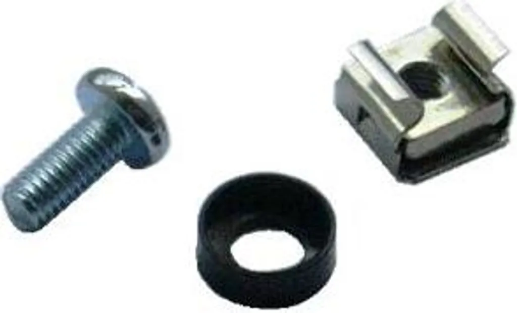 Kit de montage M5 avec 100 vis et écrous cage pour baies de brassage