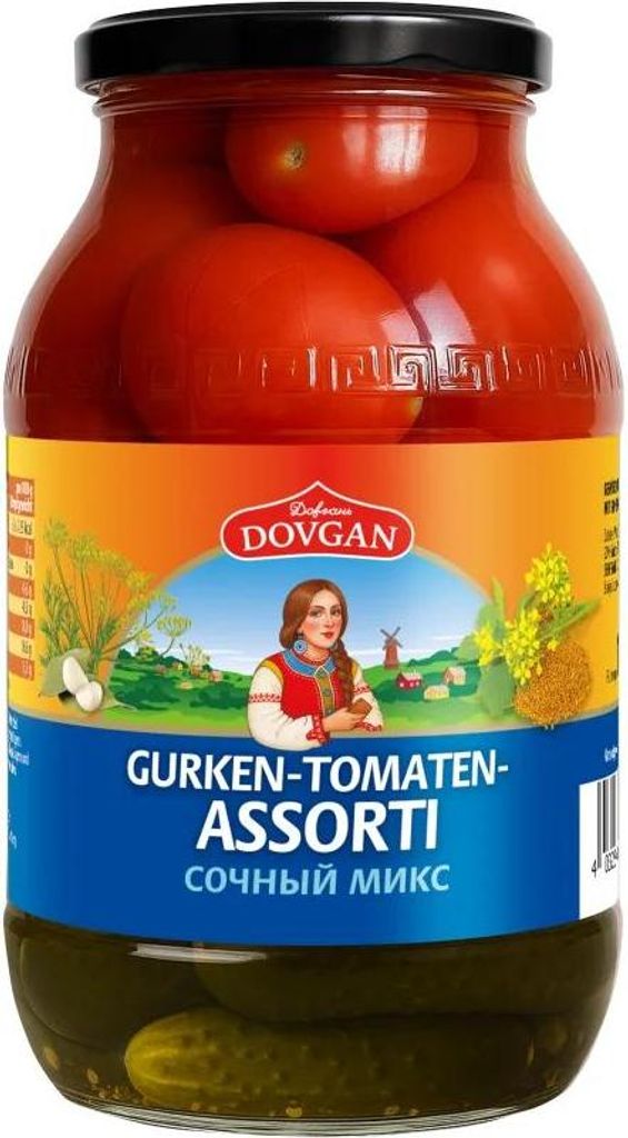 DOVGAN Mix Tomaten und Gurken 1.85kg Produktbild 