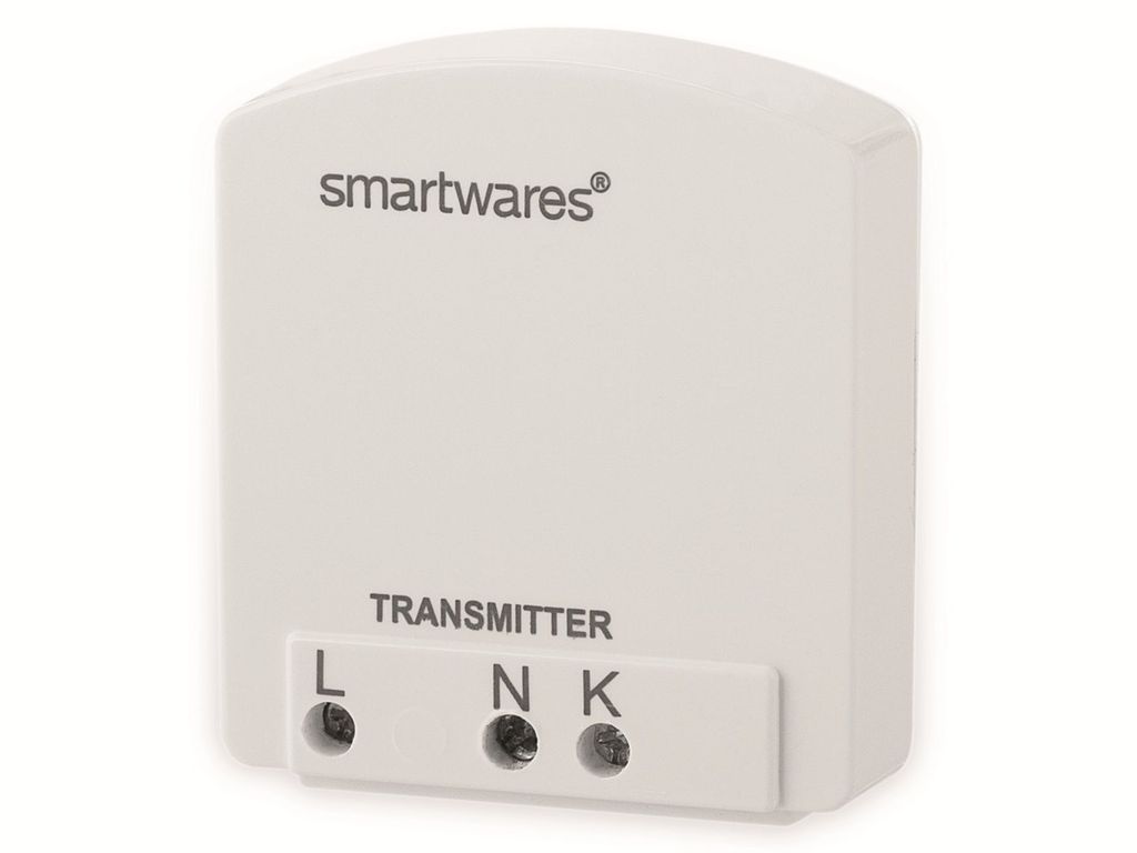 SMARTWARES Funk-Einbausender SH4-90156, Mini, 2-Kanal-Einbauschalter