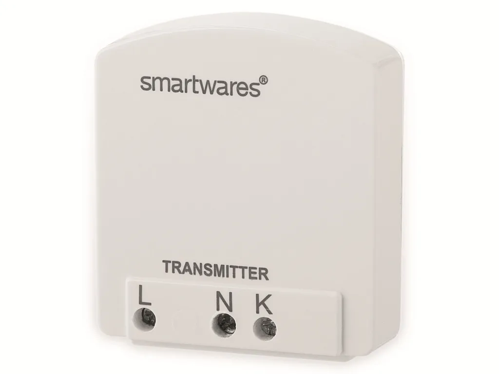 Mini émetteur radio encastrable 2 canaux pour domotique Smartwares