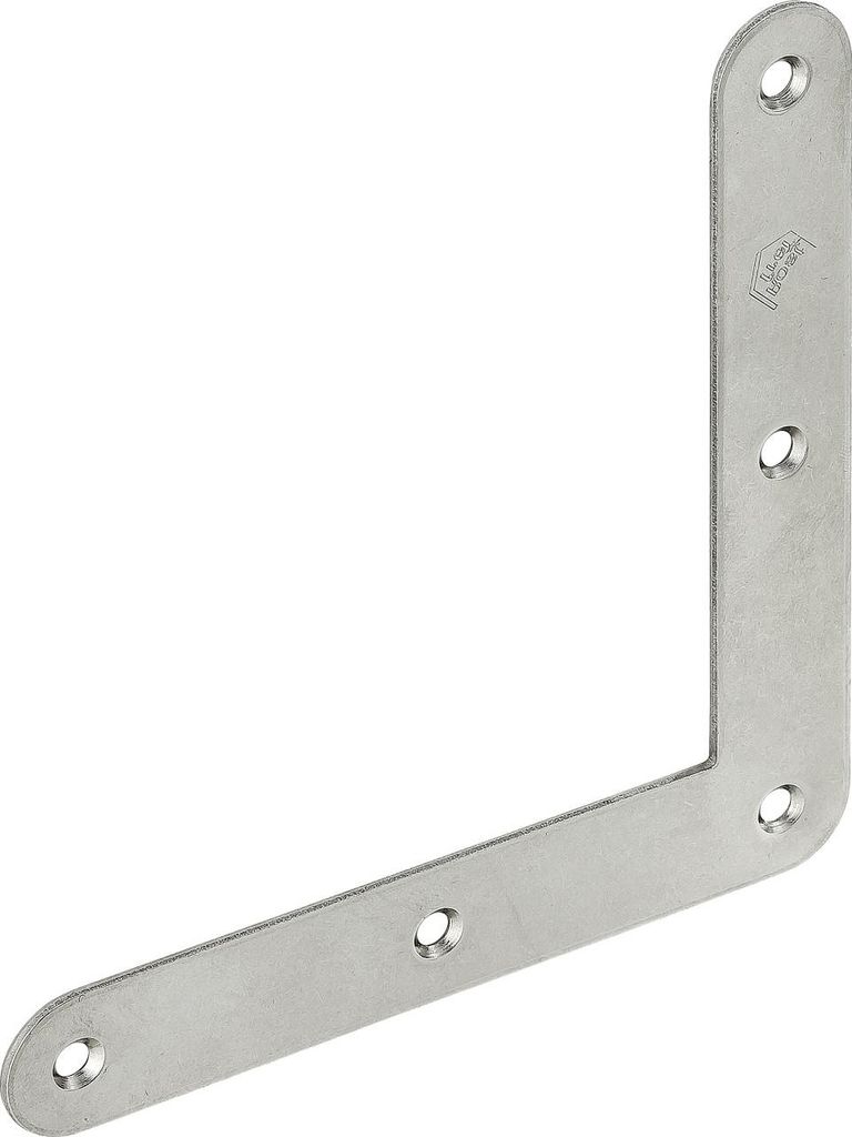 Vormann Eckwinkel Edelstahl 120x20 mm, 2.0 mm stark, mit Produktbild 