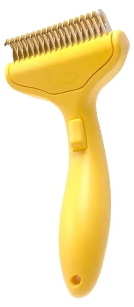Brosse démêlante efficace avec manche ergonomique pour animaux