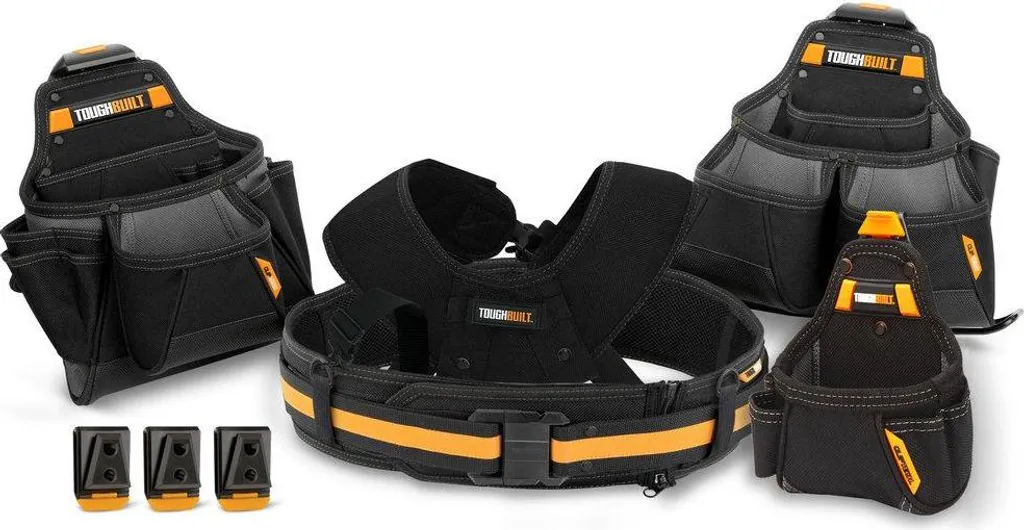 Ceinture de travail avec porte-marteau et sacoche outils universelle