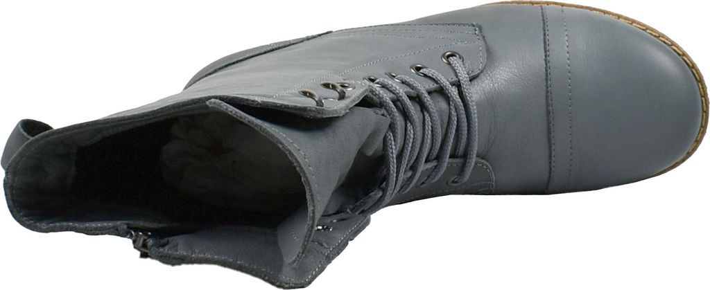 Andrea Conti Damen Stiefelette Leder Schnürboot 0348760, Größe:39 EU, Farbe:Grau