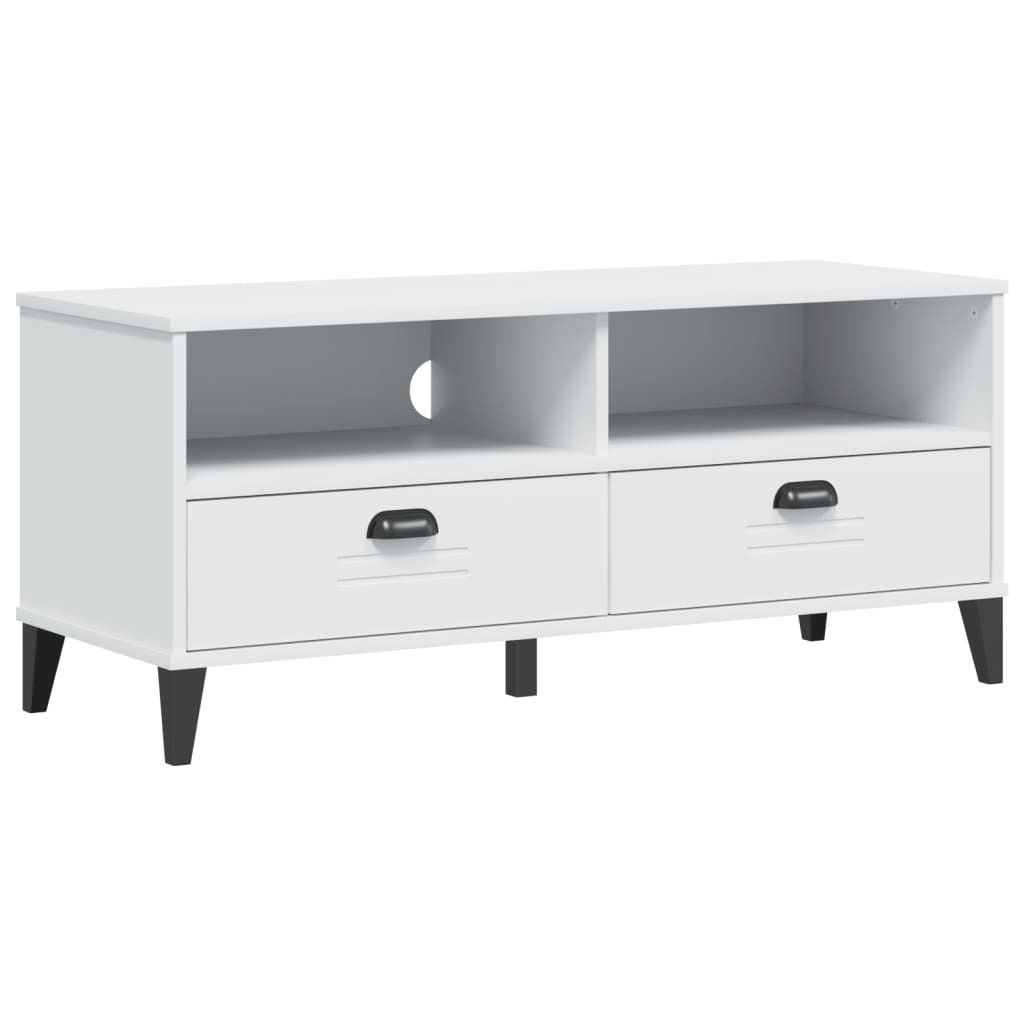 "WINTER SALE"TV-Schrank, Fernsehtisch - CLORIS - VIKEN Weiß Holzwerkstoff - TV-Schränke NeuMöbel810403