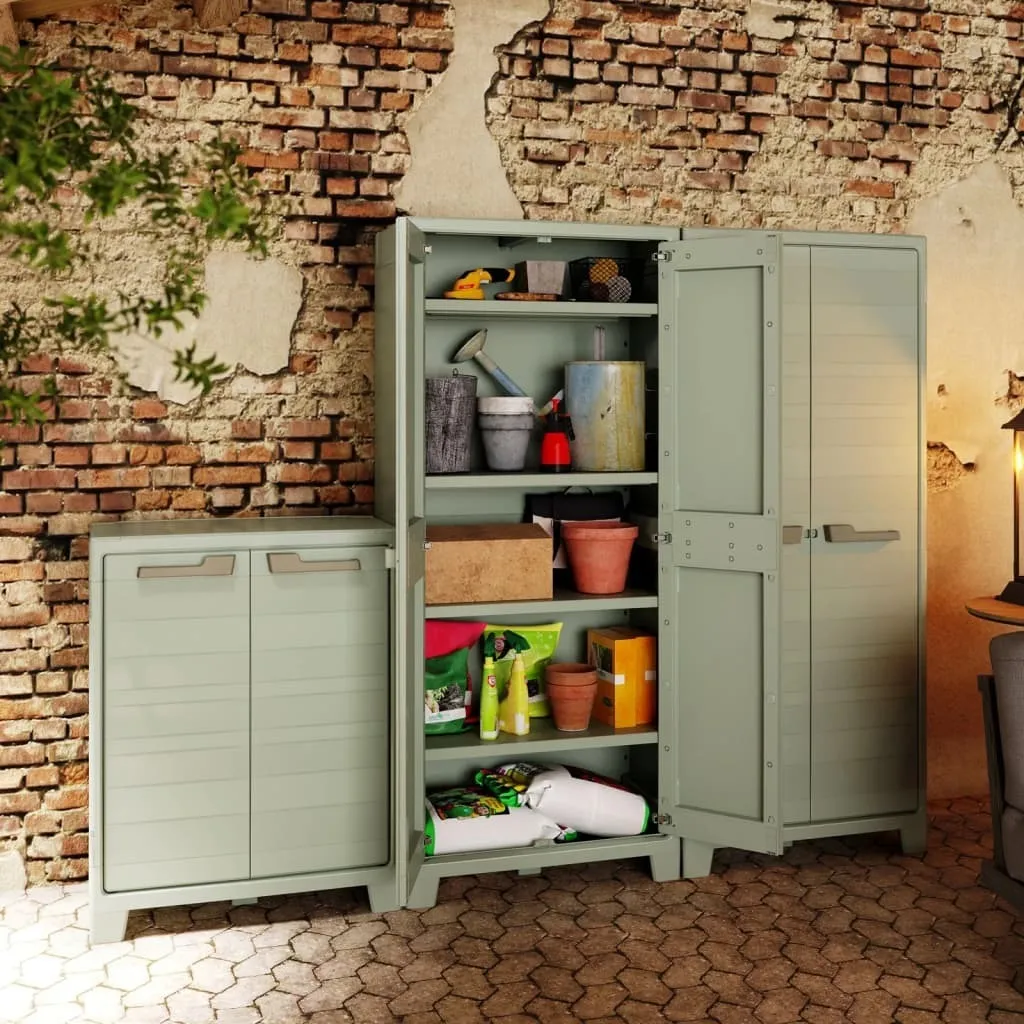 Armoire de jardin multi-usages Keter Planet vert jade pour extérieur