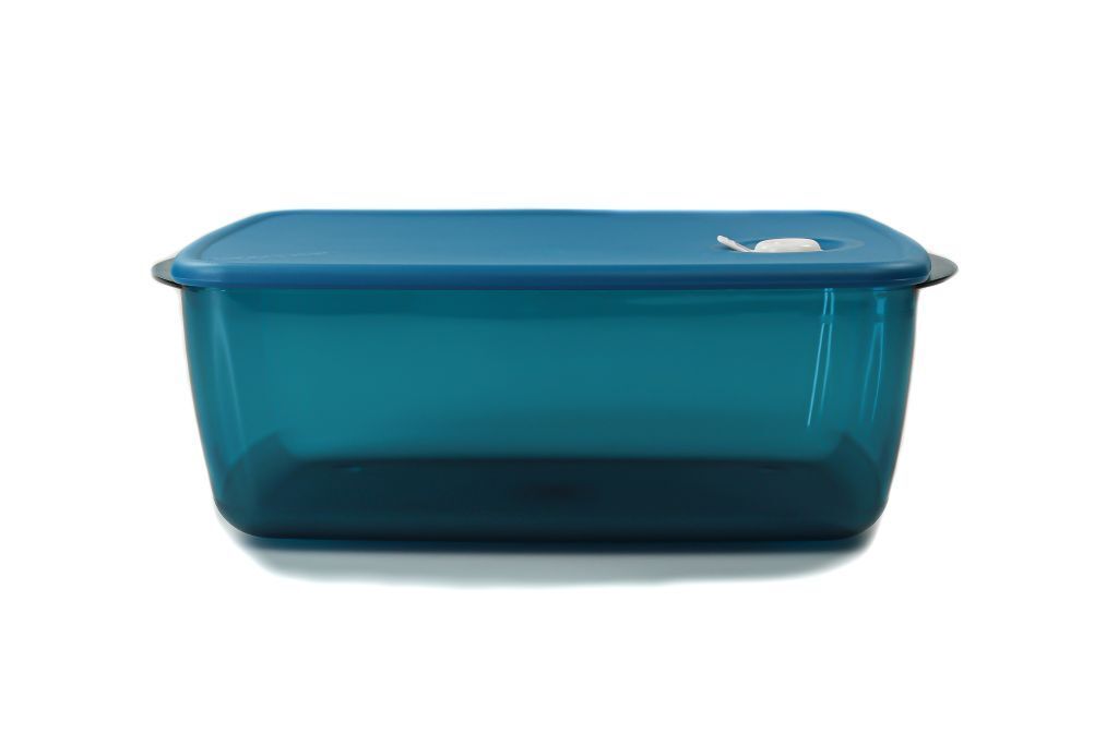 TUPPERWARE Mikrowelle Micro Cook Vent N Serve Mikrowellenbehälter mit Ventil 3,5L türkis
