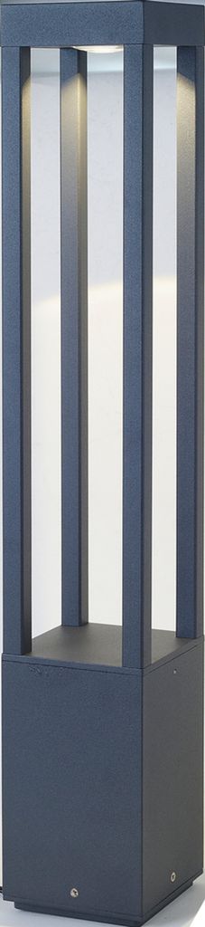 Faro 70753, Außensockel-/Pfostenbeleuchtung, Dunkles Grau, Aluminium, IP54, I, 10 W