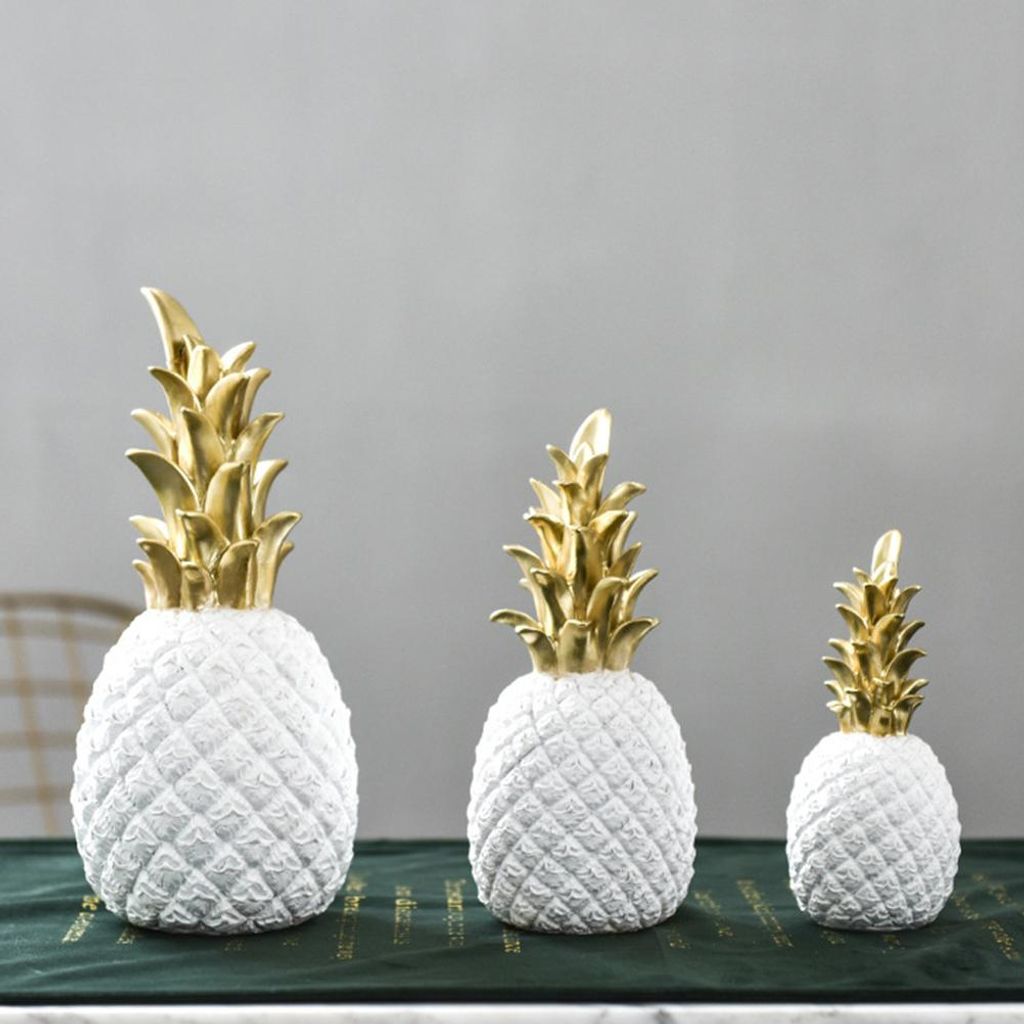 Nordic Modern Resin Pineapple Decor Wohnzimmer Weinschrank Fenster Desktop Home Decoration