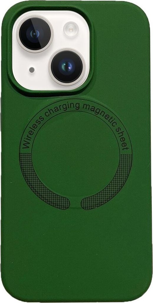 König Design Hülle kompatibel mit Apple iPhone 15 Kunststoff Soft Handyhülle - Handy Case Grün