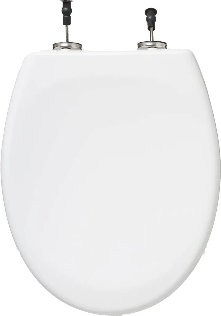 Lunette de Toilette Blanche Antibactérienne - Modèle Universel 5 Five