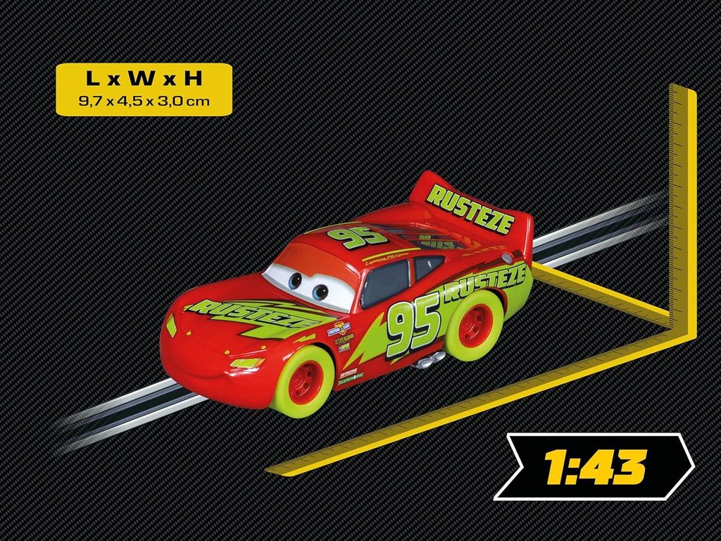Carrera Lightning McQueen - Glow Racers 1:43