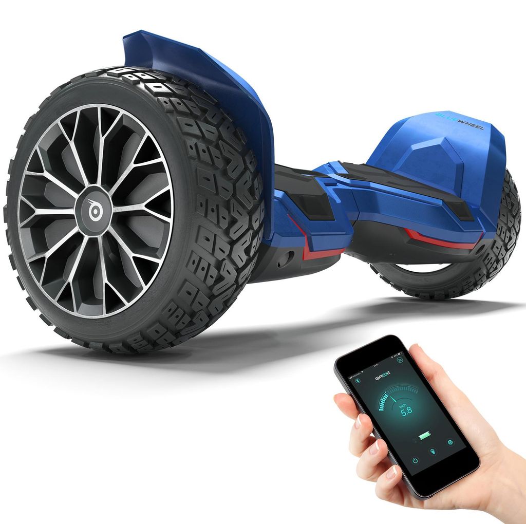 Bluewheel Hoverboard HX510_BLUE - 8.5" Vollgummireifen - Produktbild 