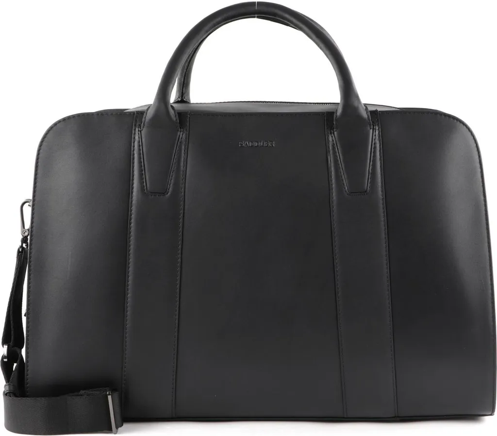 Sac de Voyage Sao SADDLER Cuir Noir - Fini les Bagages Encombrants