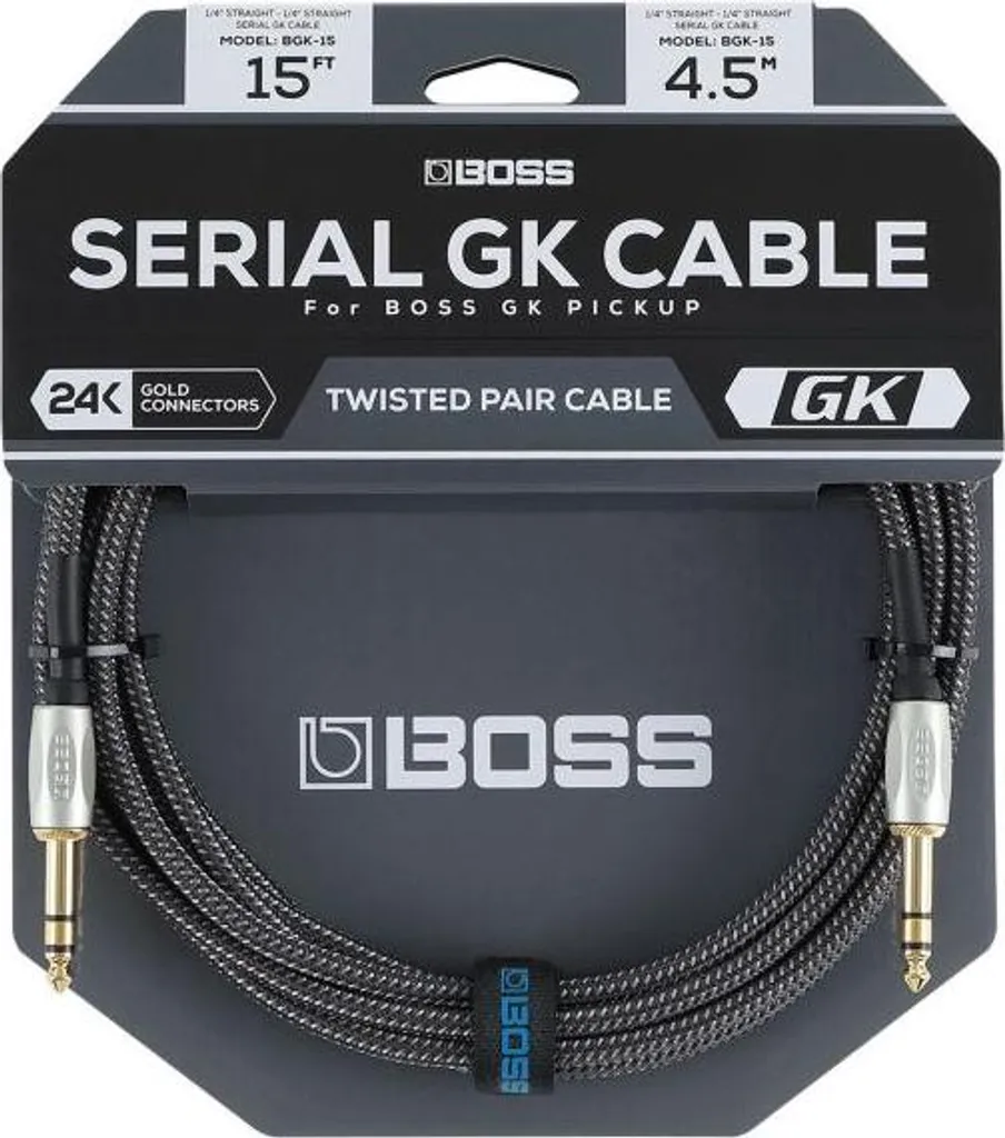 Micro pour basse Boss GK-5B Kit Complet avec Câble de Connexion GK