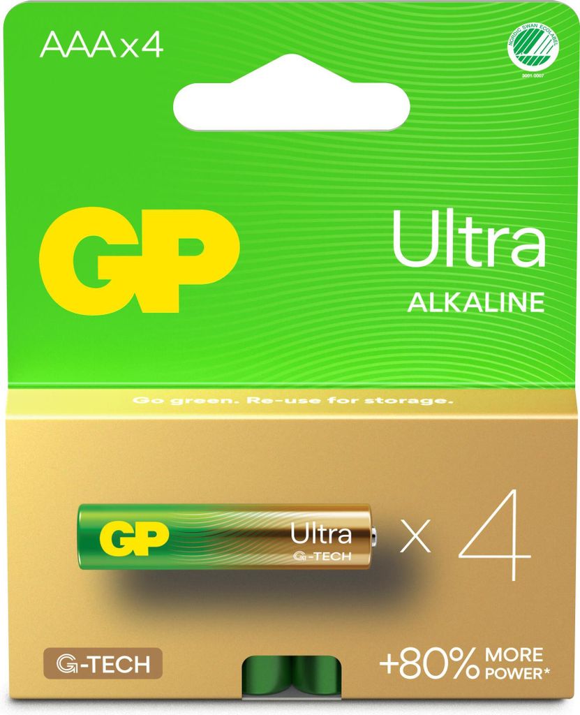 GP 24AU-2U4 A21 / LR03 / AAA Ultra-Batterie