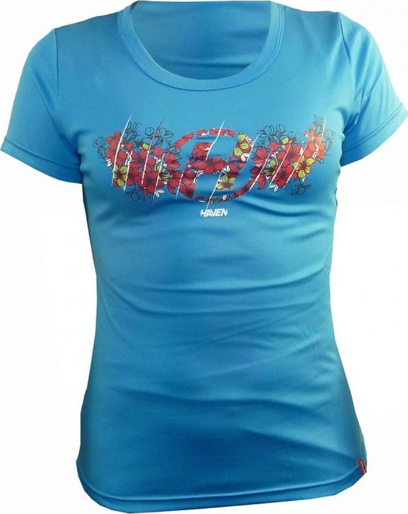HAVEN Kurzarm Fahrradtrikot - AMAZON II SHORT - Blau/Rosa XL