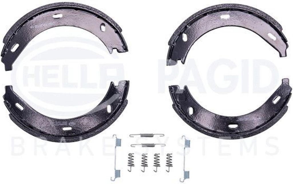 Bremsbackensatz Feststellbremse Ø 178 mm 20 mm HELLA für u.a. MERCEDES-BENZ VITO