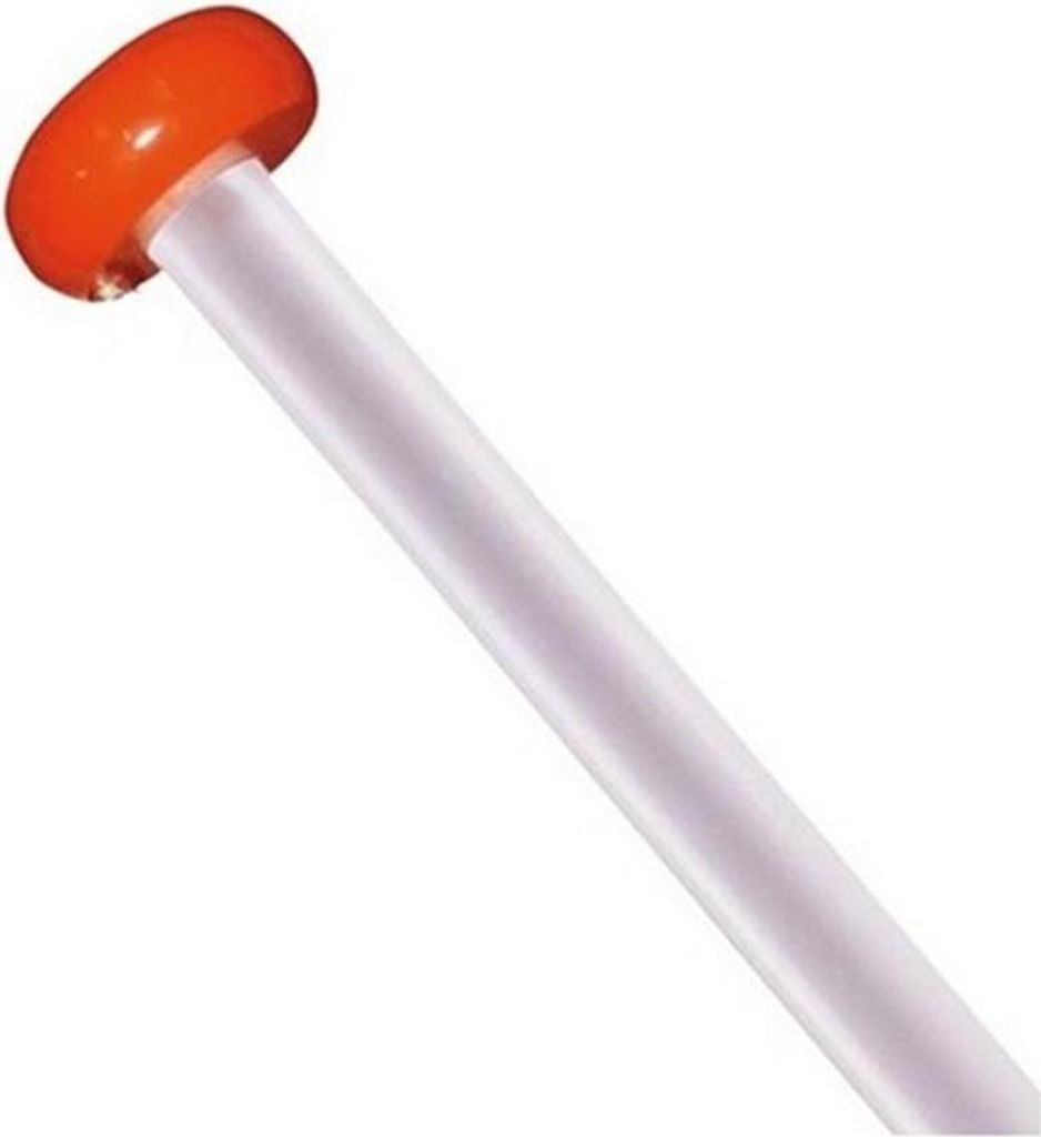 Fahnenmast 30 mm x 200 cm weiß mit Knopf