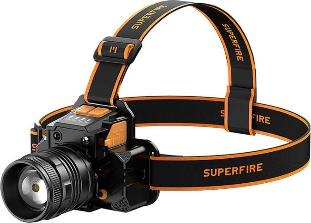 Superfire HL58 headlamp flashlight, 350lm, USB Obrázek produktu 