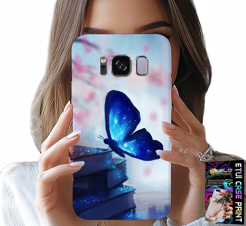 Gehäuse Für Samsung Galaxy S8 - Blau Schmetterling, Schmetterling, Damen-Designs