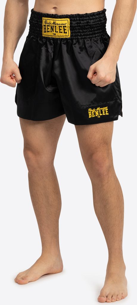 Herren Thaibox-Hose UNI THAI Black M BENLEE