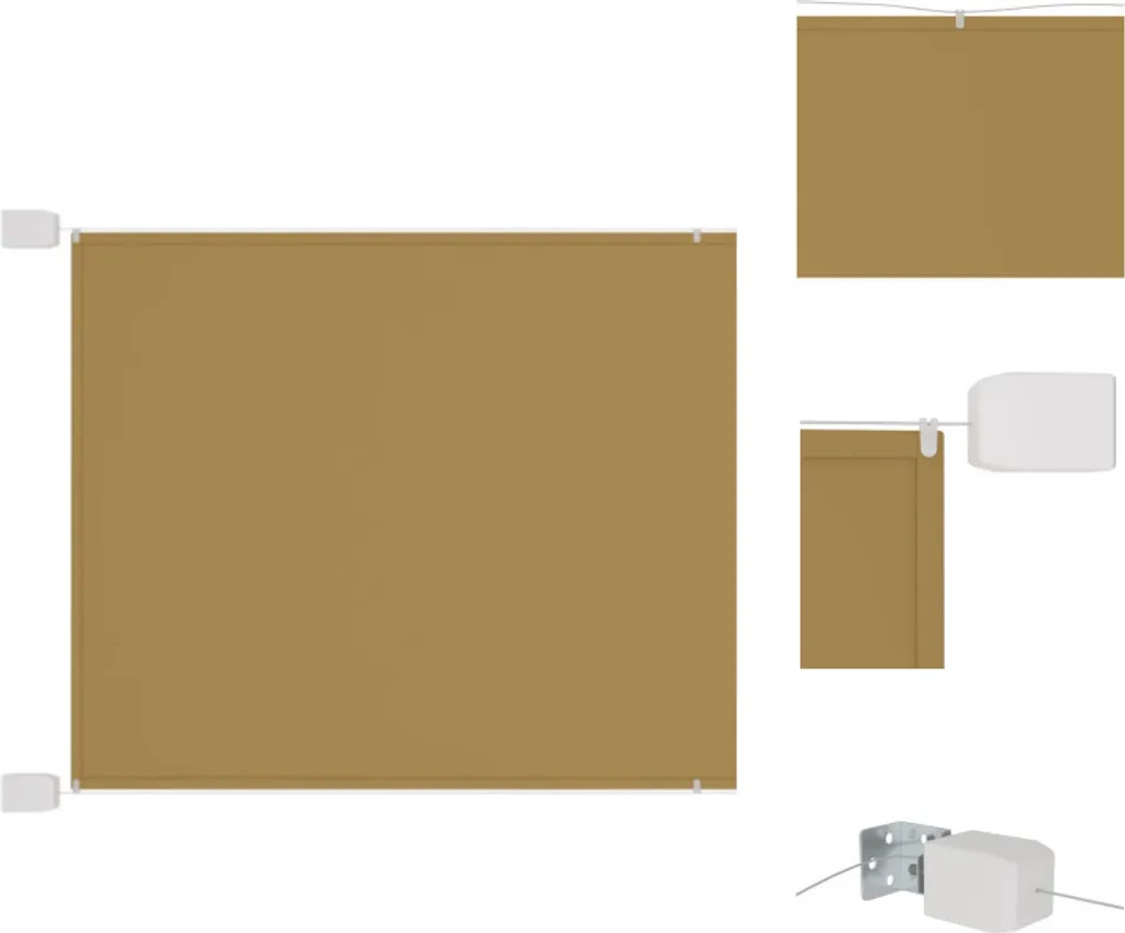 Tenda Verticale vidaXL Oxford Beige 60x1200 cm | Privacy Casa