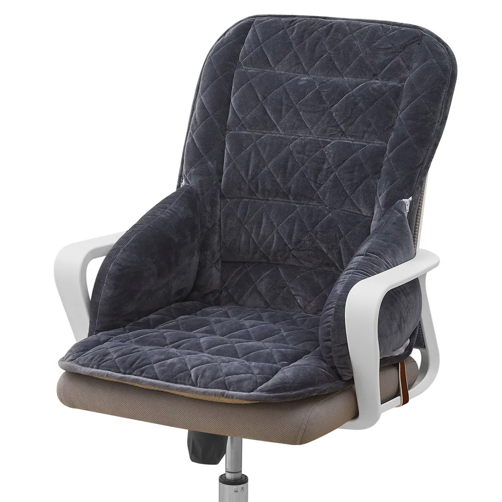 Coussin de chaise avec soutien lombaire intégré et dossier matelassé