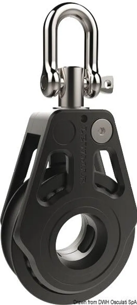 Bloc simple haute résistance Racing 60 Osculati 68.511.60 accastillage