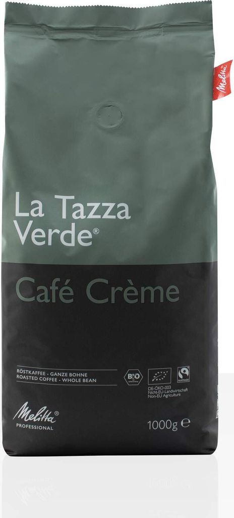 Melitta La Tazza Verde Cafe Creme  Fairtrade - 1kg Produktbild 