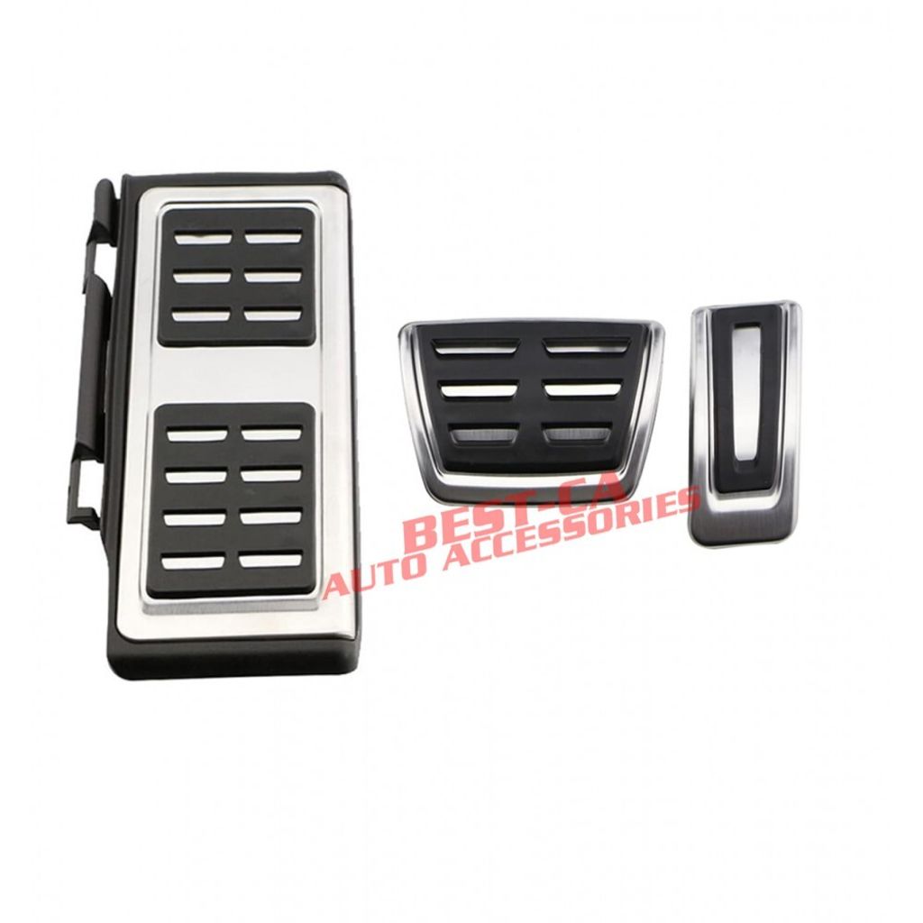 PEDALSET PEDALE PEDALKAPPEN FUßSTÜTZE SET AUTOMATIK FÜR AUDI A3 8V, Q2, Q3, TT, S-Line Design