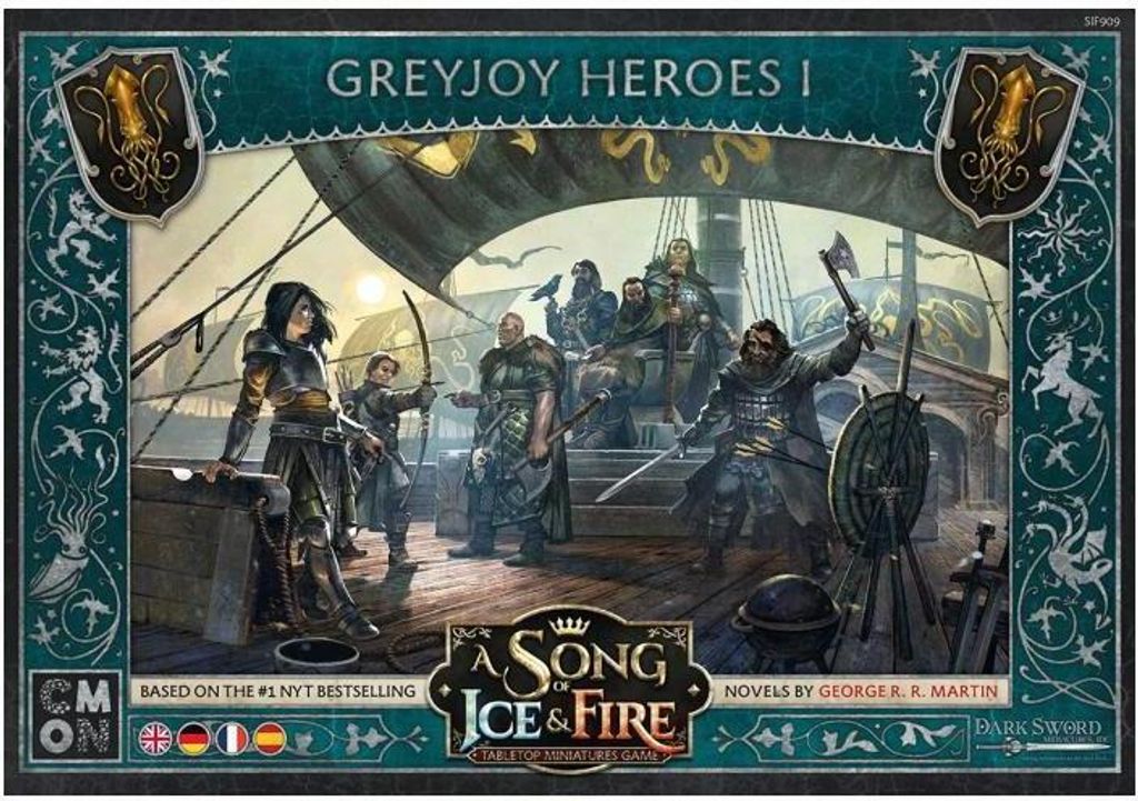 Asmodee Greyjoy Heroes 1: A Song of Ice & Fire, Brettspiel Produktbild 