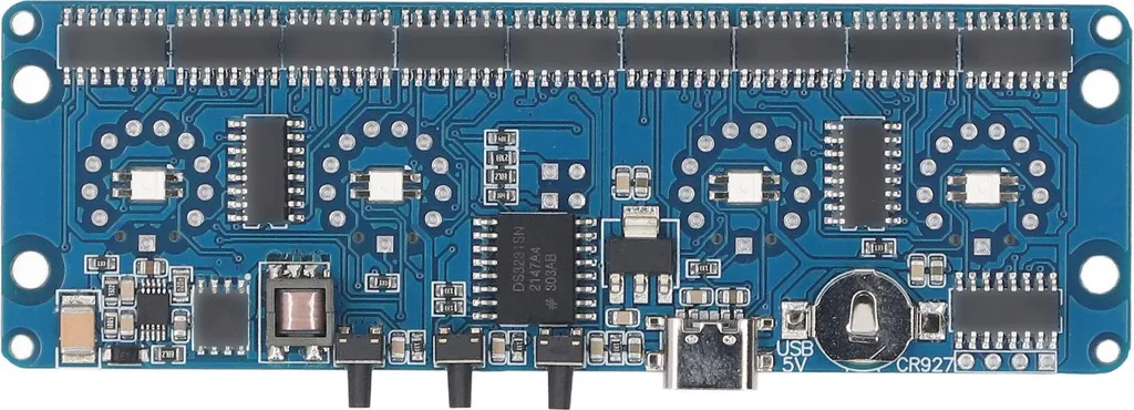 Horloge Nixie IN12 IN14 Module 4 Bits avec Rétroéclairage Couleur RVB