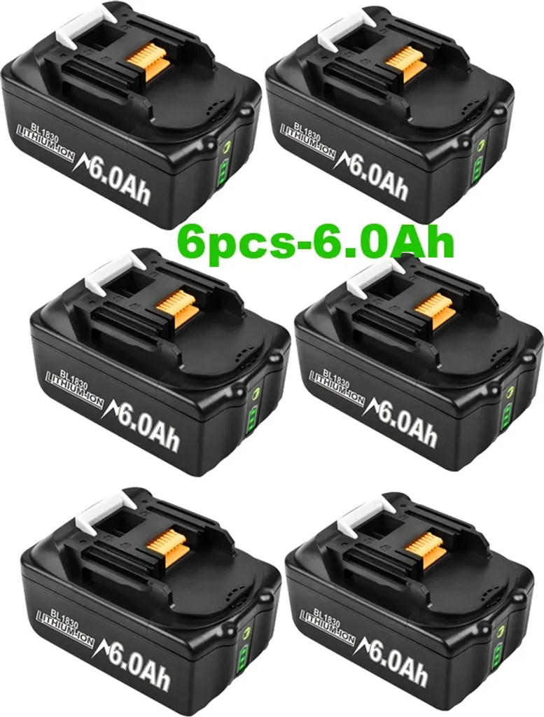 Batterie 18V 6000mAh Li-ion : Dites Adieu aux Pannes d'Énergie - Lot 6
