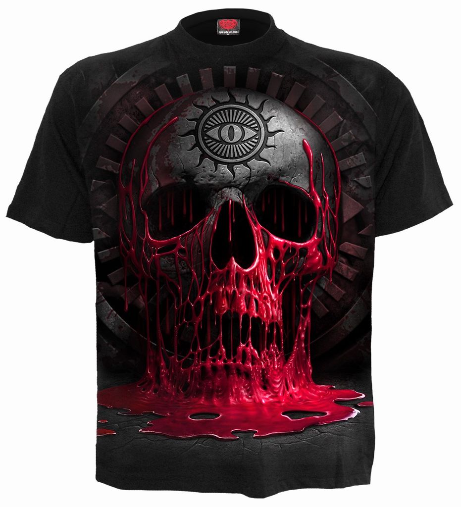 Spiral T-Shirt Herren Bleeding Souls schwarz S