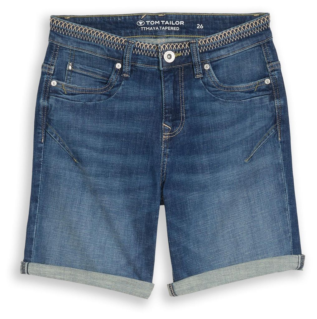 TTMAYA TAPERED Bermuda Jeans Shorts mit Stretch