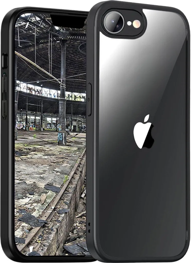 Protection iPhone 16e JT Berlin Pankow pour usage quotidien Noir et Clair