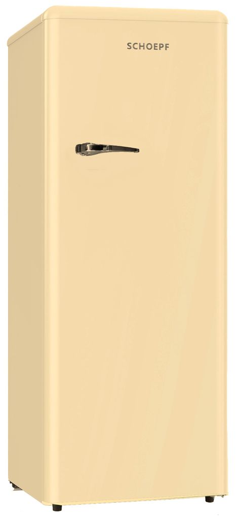 SCHOEPF Retro Vollraumkühlschrank / RKS245CR / Creme / 238 Produktbild 
