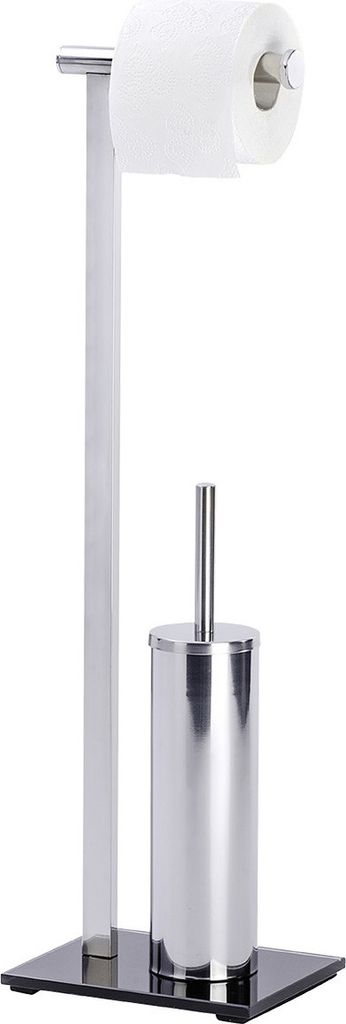 WENKO Stand WC Garnitur Lava Toiletten Papier Bürsten Halter Rollen Bad Gäste WC